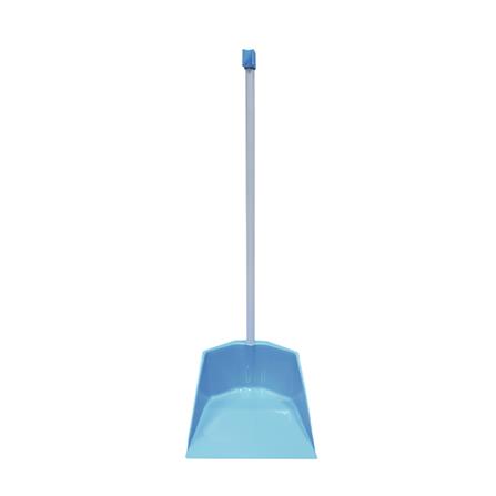 ที่โกยผลพลาสติก ด้ามยาว POWER GREEN 10 นิ้ว สีฟ้า