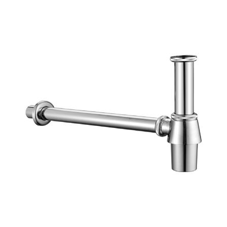 ท่อน้ำทิ้งอ่างล้างหน้ากระปุก HANG BP-02-2 25 ซม. สีโครม_0