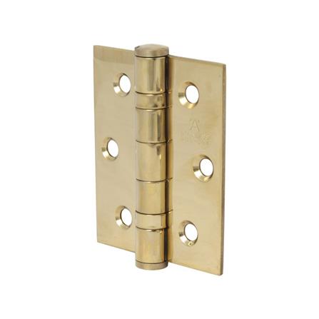 บานพับ 3X2.5 นิ้ว X 2.5 มม. HAFELE 489.02.401 สีทองเหลืองขัดเงา แพ็ก 2 ชิ้น_1