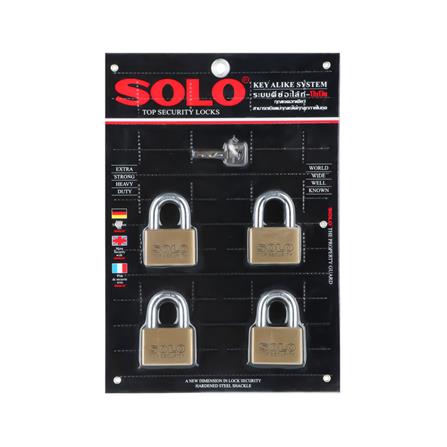กุญแจคีย์อะไลก์ SOLO 4507SQ50 50 มม. แพ็ก 4 ตัว