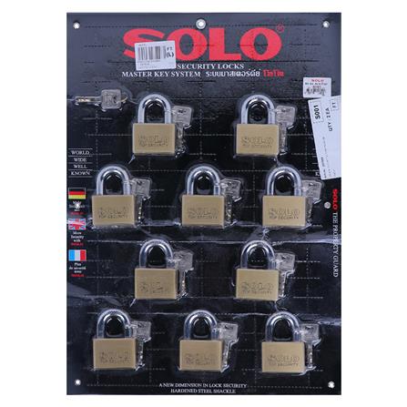 กุญแจ MK SOLO 4507SQ 50 มม. PB 10 ตัว/ชุด_3