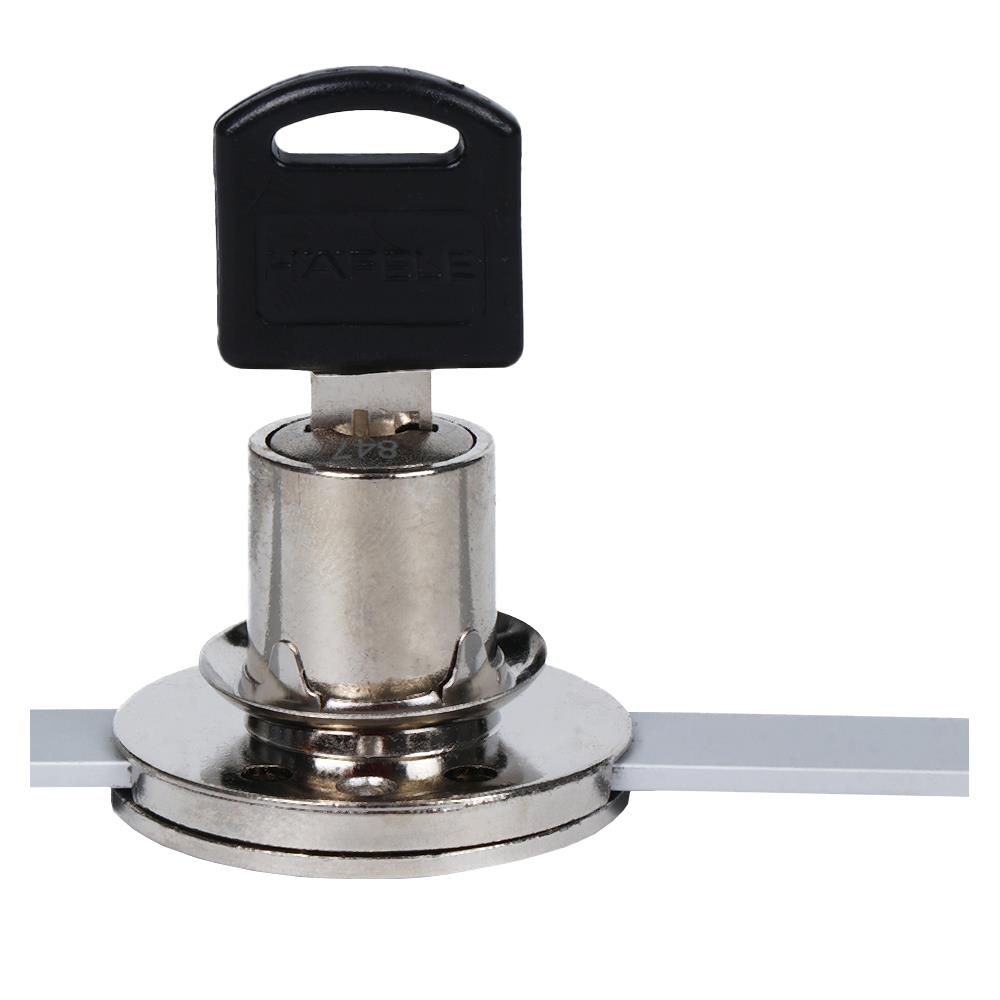 กุญแจล็อกข้าง HAFELE 482.01.251 สีนิกเกิล