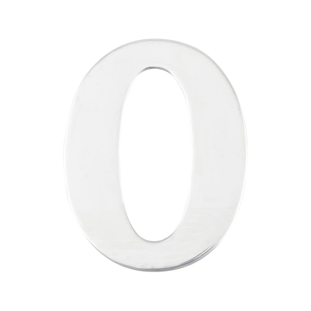 ตัวเลขอารบิค #0 PANSIAM AN-050 50 มม. สีสเตนเลส