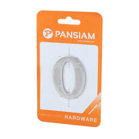 ตัวเลขอารบิค #0 PANSIAM AN-050 50 มม. สีสเตนเลส_1