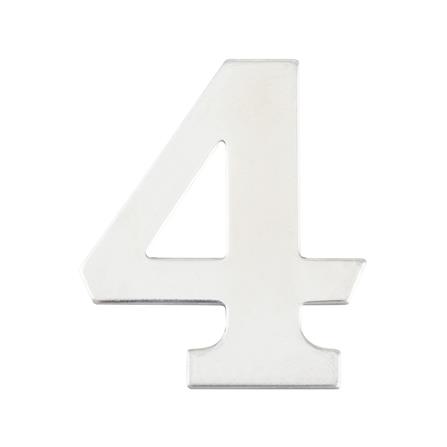 ตัวเลขอารบิค #4 PANSIAM AN-450 50 มม. สีสเตนเลส_0