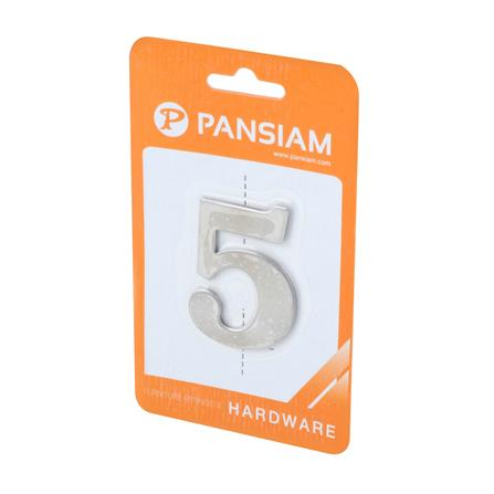 ตัวเลขอารบิค #5 PANSIAM AN-550 50 มม. สีสเตนเลส_1