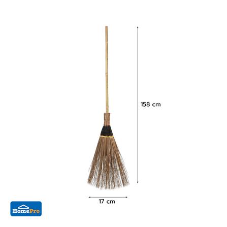 ไม้กวาดทางมะพร้าวด้ามยาว ACCO_3