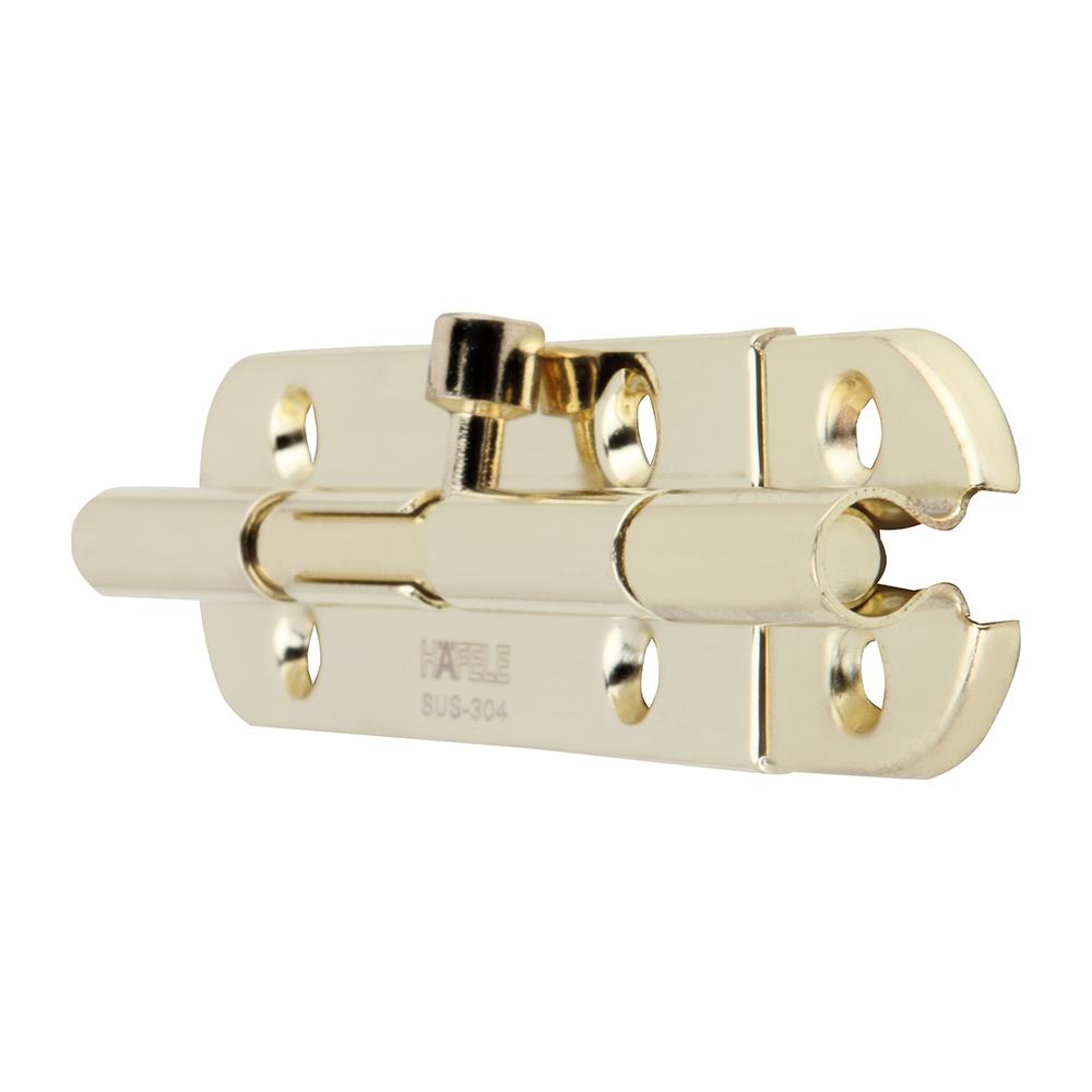 กลอนทั่วไป HAFELE 489.71.301 3.6 นิ้ว สีทองเหลืองขัดเงา