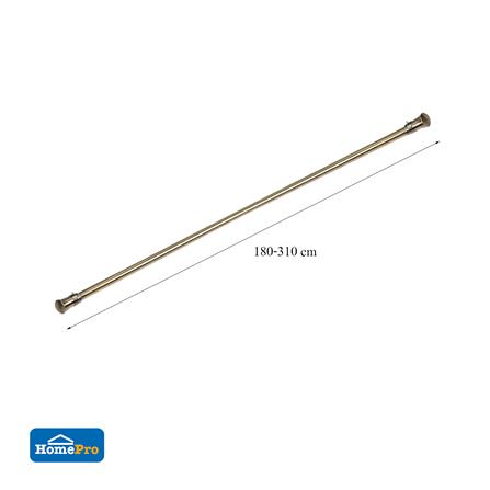 รางเหล็ก ยืดหด HOME LIVING STYLE AQ110L 180-310 ซม. สีทองเหลือง_4