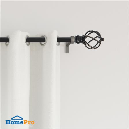 รางเหล็ก ยืดหด HOME LIVING STYLE AQ57S 120-210 ซม. สีดำ_3