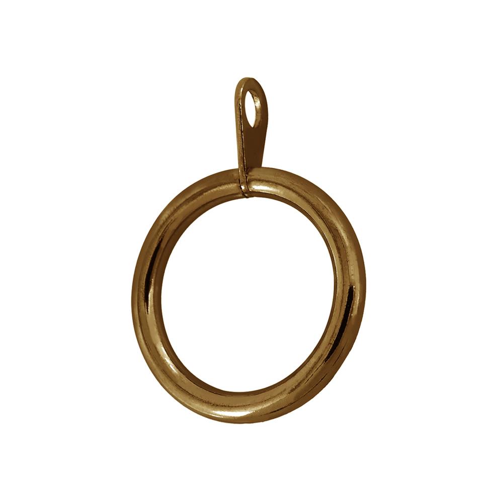 ห่วงคล้องรางเหล็ก HOME LIVING STYLE AQ25AB 25 มม. สีทองเหลือง (แพ็ก 20 ชิ้น)