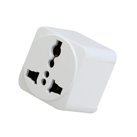 ปลั๊กแปลง 2 ขาแบน TOSHINO FS-18E สีขาว_2