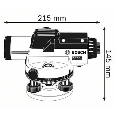 กล้องวัดระดับเลเซอร์ BOSCH GOL26D_6