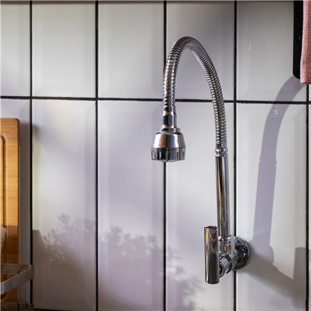 ก๊อกซิงค์เดี่ยวติดผนัง RASLAND M809A-S(S) สีโครม_5