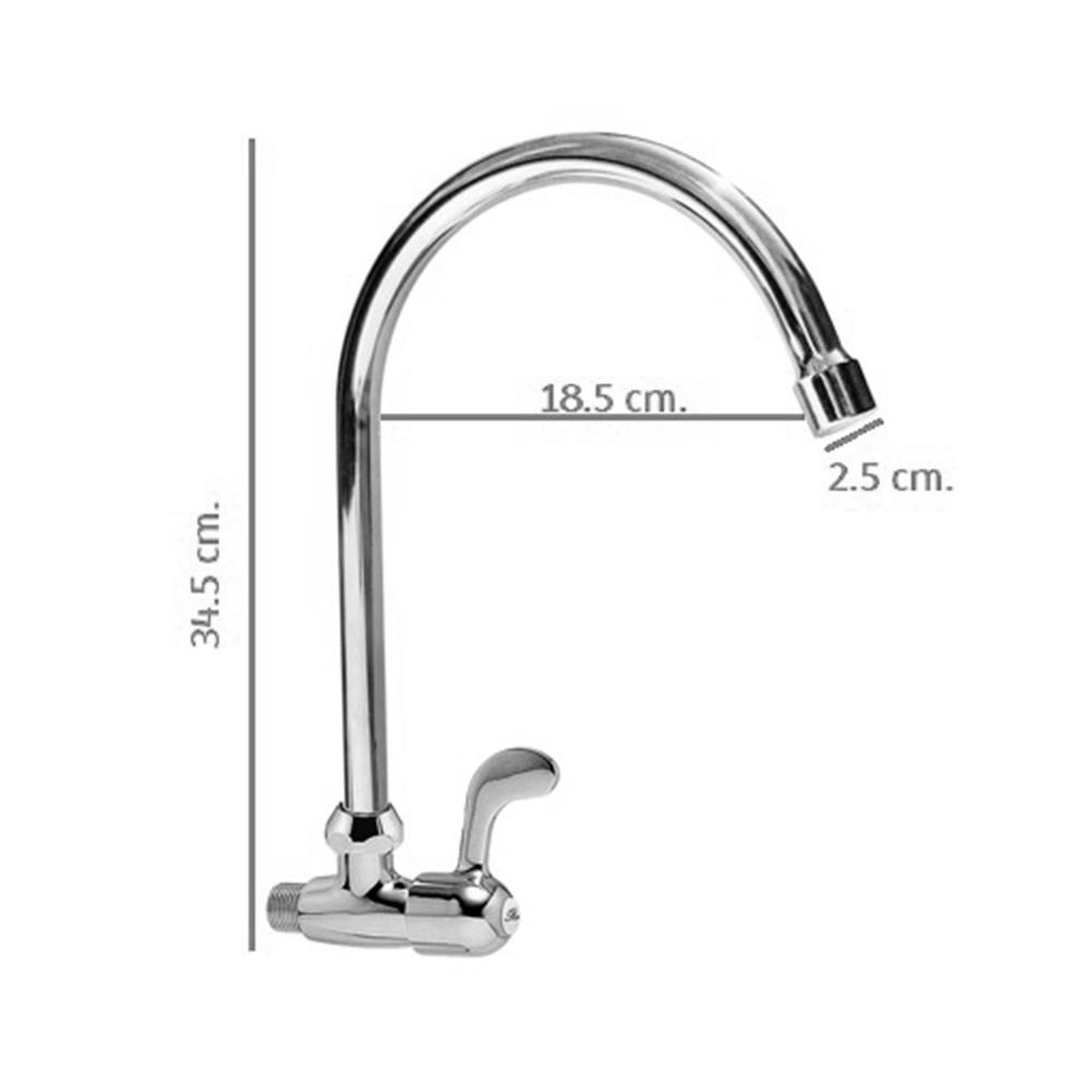 ก๊อกซิงค์เดี่ยวผนัง PAINI 24CR915LUQCP(S)