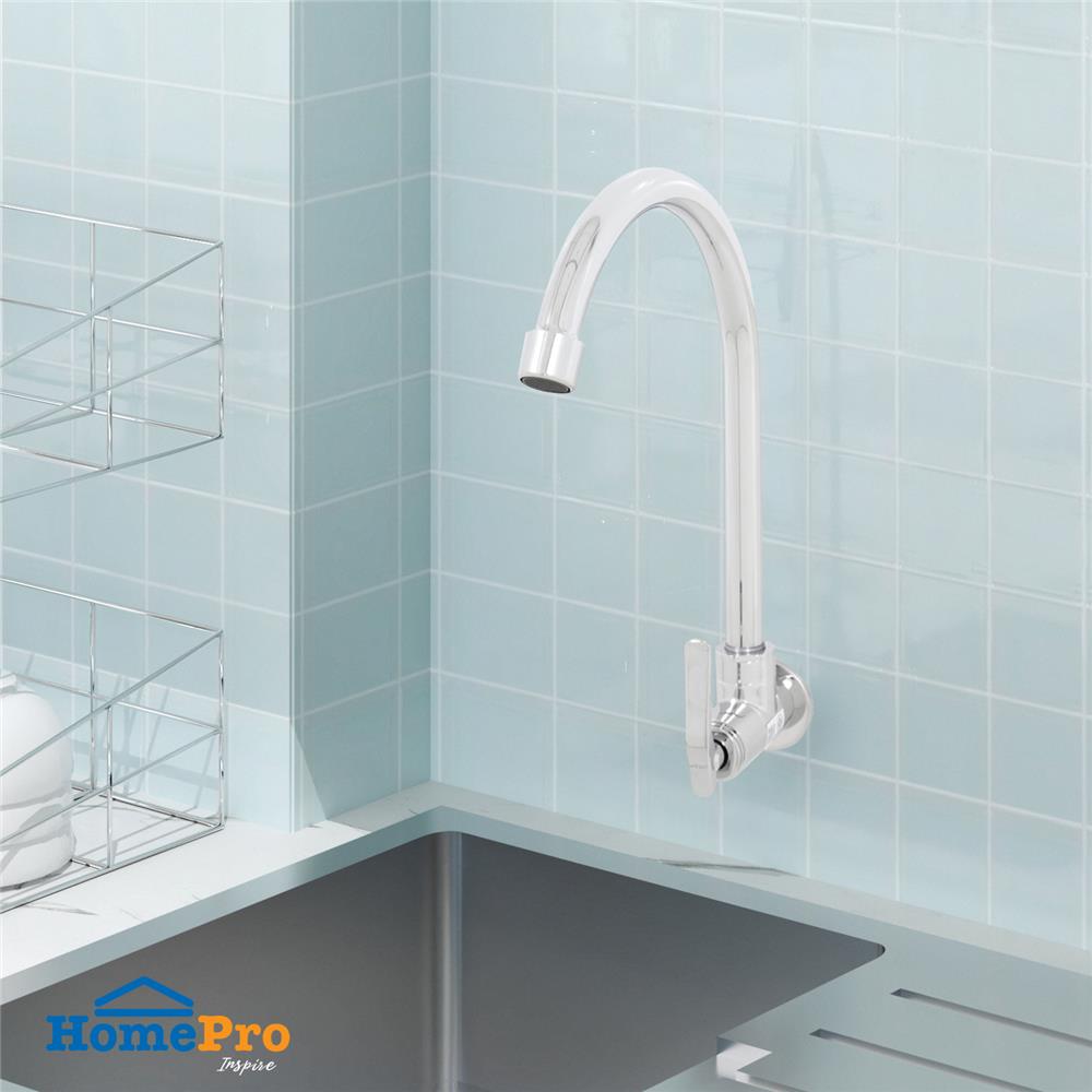 ก๊อกซิงค์เดี่ยวผนัง MOYA PN-81C11 สีโครม