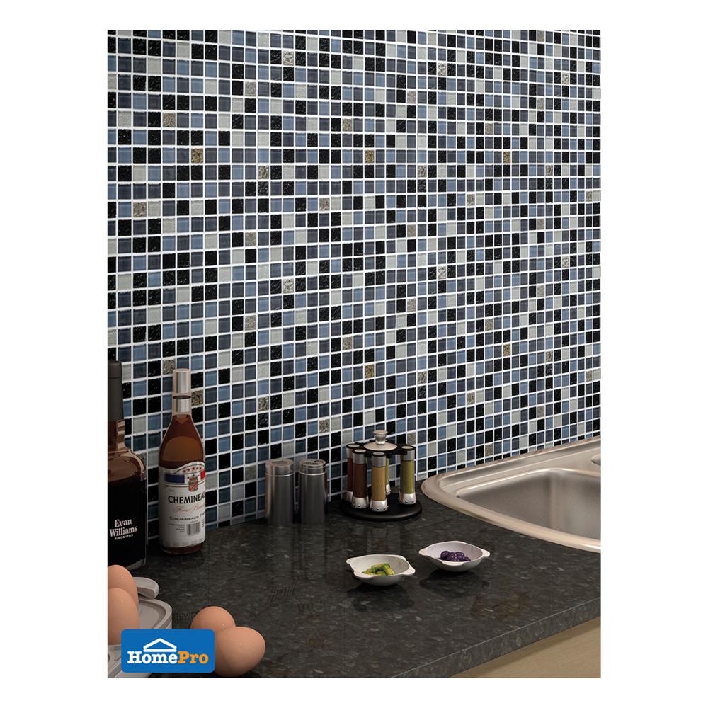 โมเสคแก้ว 30x30 ซม. TARA คละลายซาฮาร่า