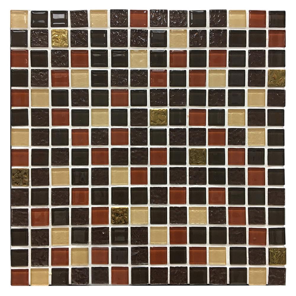 โมเสคแก้ว 30x30 ซม. TARA คละลายแปซิฟิก