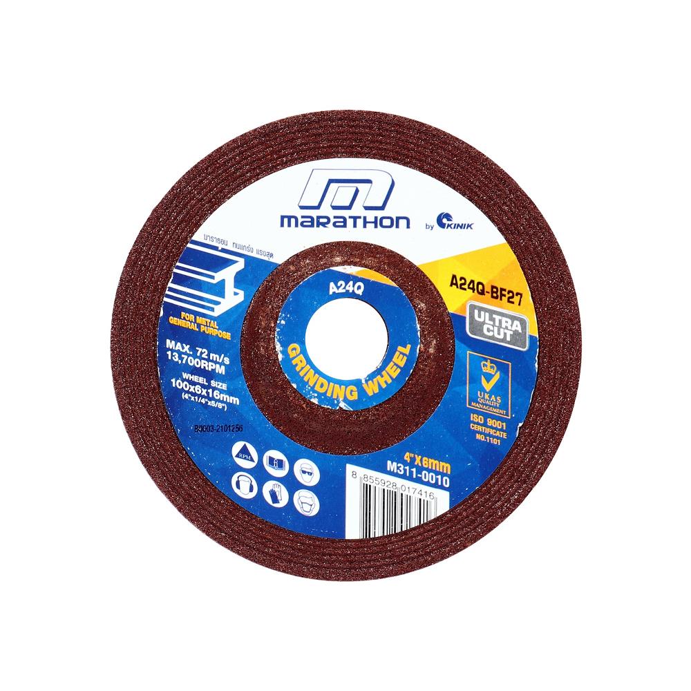 แผ่นเจียรหนา MARATHON A24Q M311-0010 4 นิ้ว