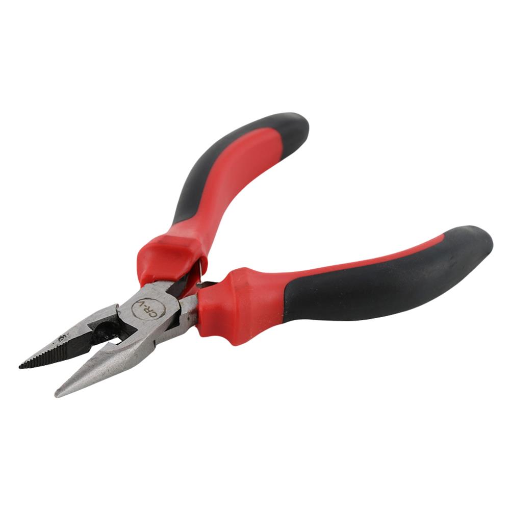 คีมปากแหลม ด้ามยาง HACHI 4.5 นิ้ว