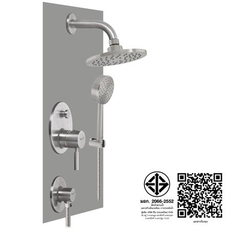 ชุดวาล์วฝังกำแพงผสม WS WS-6051 สเตนเลส_5