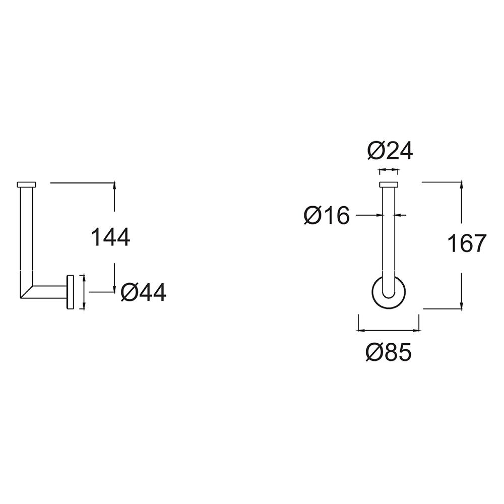 ที่ใส่กระดาษชำระ AMERICAN STANDARD K-2801-56-N สีโครม