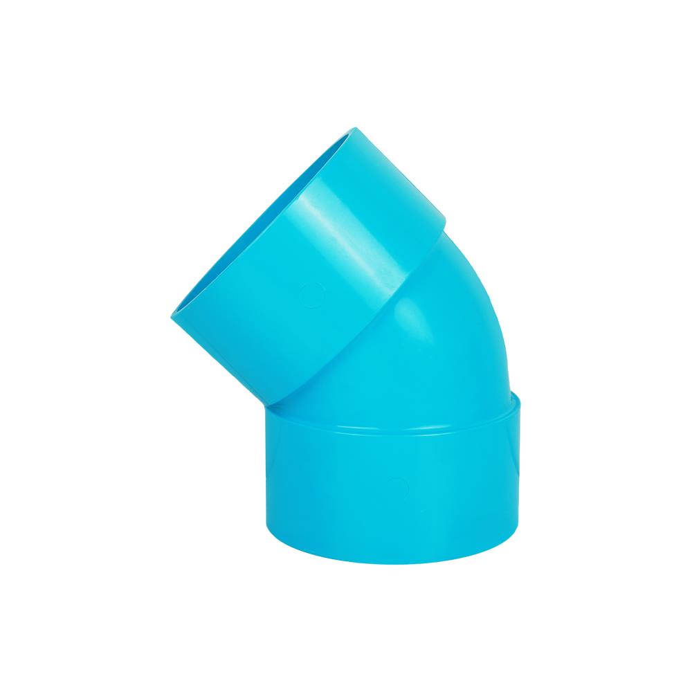 ข้องอ 45 องศา ท่อน้ำไทย 6 นิ้ว สีฟ้า