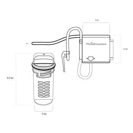 อุปกรณ์กันกลิ่น-โถชักโครก FLUIDMASTER FL-8200_1