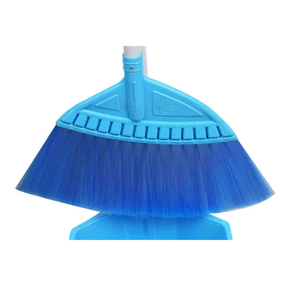 ชุดไม้กวาดพร้อมที่โกยผง CSP 10 นิ้ว สีฟ้า