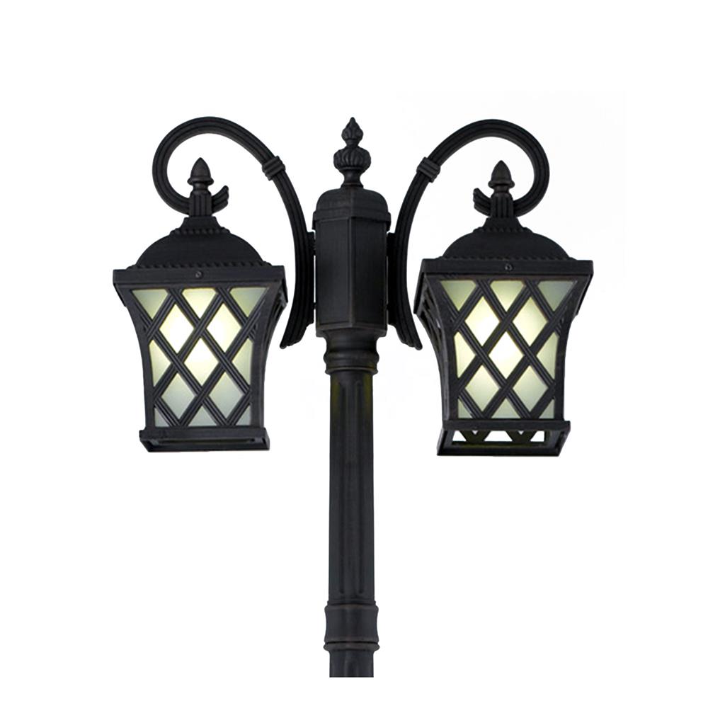 ไฟสนาม 9361/2 CARINI AL/GS CS 2 หลอด สีน้ำตาล