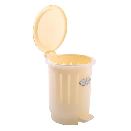 ถังขยะเหยียบกลม PIONEER PN69400031 ขนาด 7L สีขาว_2