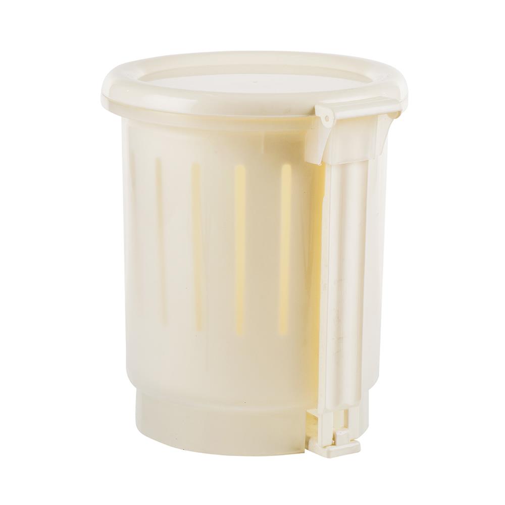 ถังขยะเหยียบกลม PIONEER PN69500014 17 ลิตร สีขาว