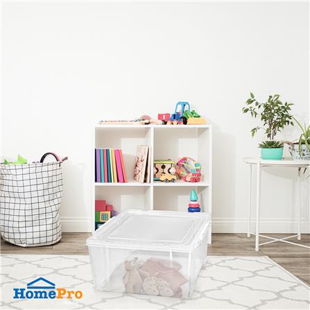 กล่องเก็บของฝาล็อก STACKO CK-16 33 ลิตร สีขาว_3