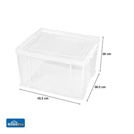 กล่องเก็บของฝาล็อก STACKO CK-16 33 ลิตร สีขาว_4