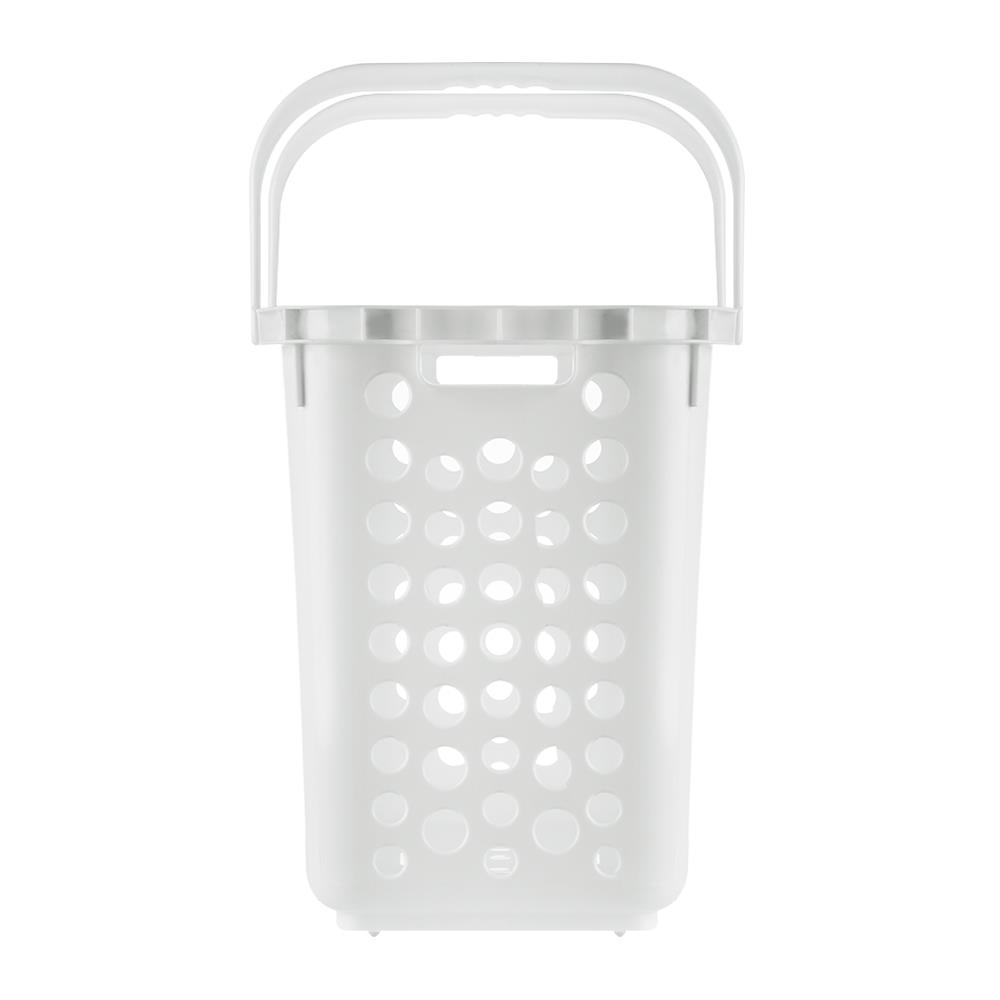 ตะกร้าผ้าเหลี่ยม 5011 ขาว PLIM