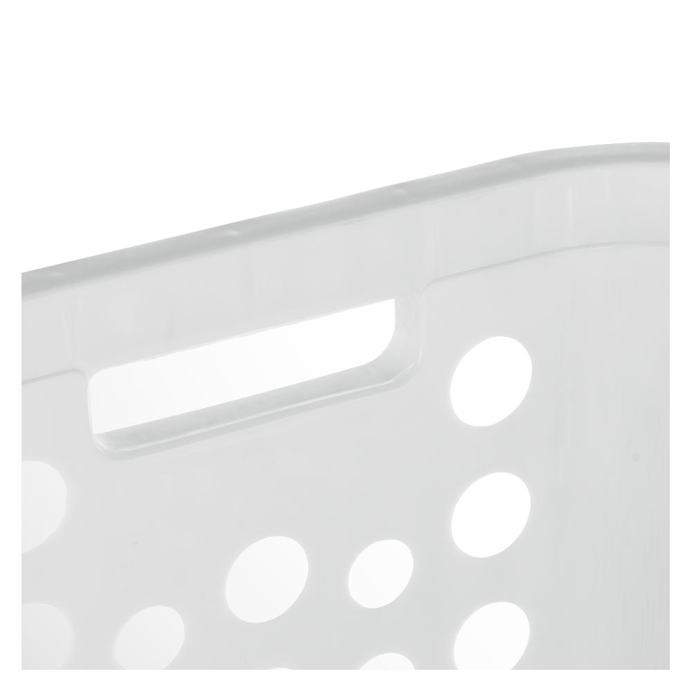 ตะกร้าผ้าเหลี่ยม 5011 ขาว PLIM