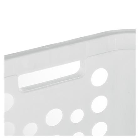 ตะกร้าผ้าเหลี่ยม 5011 ขาว PLIM_6