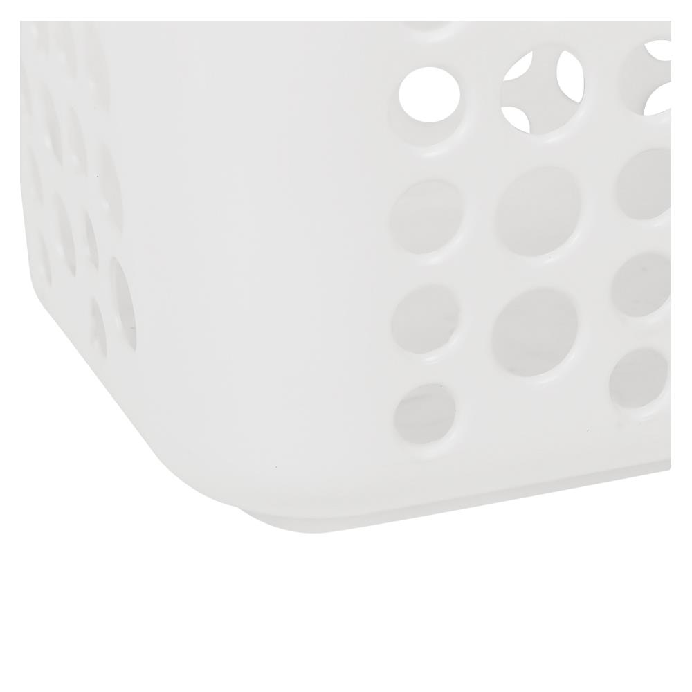 ตะกร้าผ้าเหลี่ยม 5010 ขาว PLIM