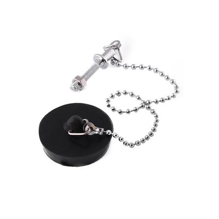 สะดืออ่างล้างหน้าสายโซ่ MOYA P-001 สีโครม_2