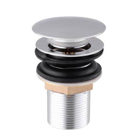 สะดืออ่างล้างหน้าแบบกด MOYA P-004 สีโครม