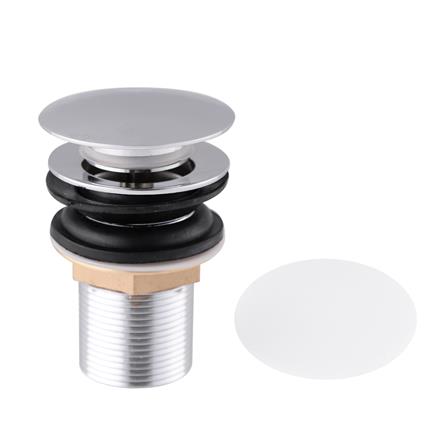 สะดืออ่างล้างหน้าแบบกด MOYA P-004 สีโครม_1