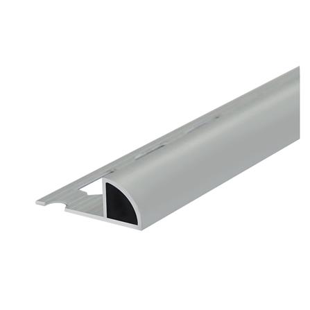 คิ้วอะลูมิเนียมมุมโค้งกลาง HOME 2 ม. สีอะลูมิเนียม_0