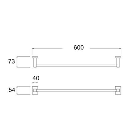 ราวแขวนผ้า AMERICAN STANDARD K-2501-52-N สีโครม_2