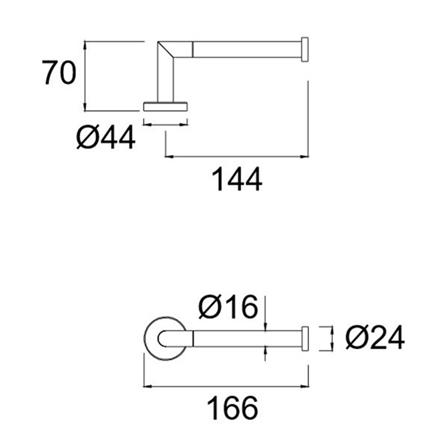 ที่ใส่กระดาษ AMERICAN STANDARD K--2801-55-N สีโครม_1