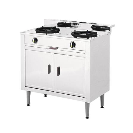 เตาแก๊สตั้งพื้น 2 หัวแก๊ส LUCKY FLAME AT-204