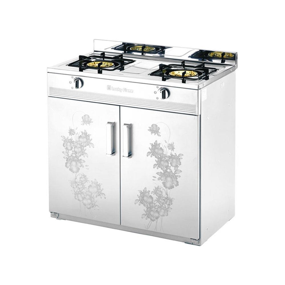 เตาแก๊สตั้งพื้น 2 หัวแก๊ส LUCKY FLAME HQ-214