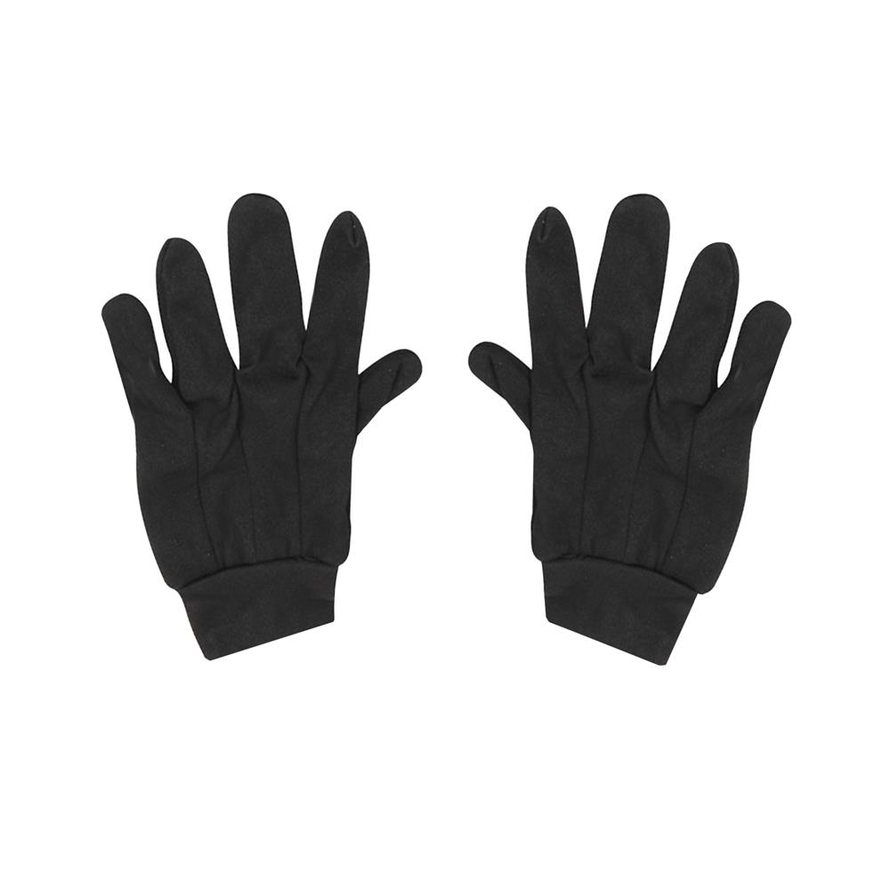 FABRIC GLOVES FITT BLACK