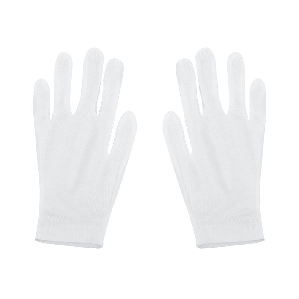 ถุงมือผ้าทีซี FITT สีขาว