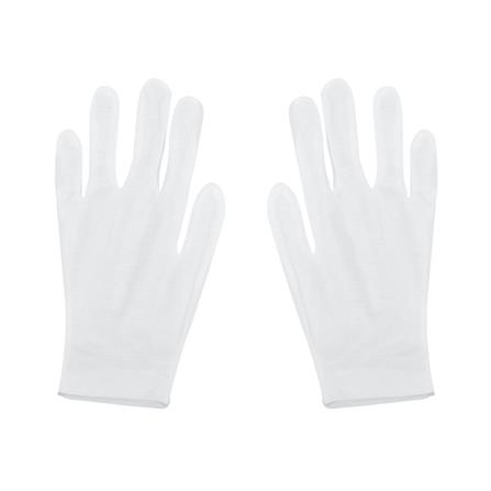 ถุงมือผ้าทีซี FITT สีขาว