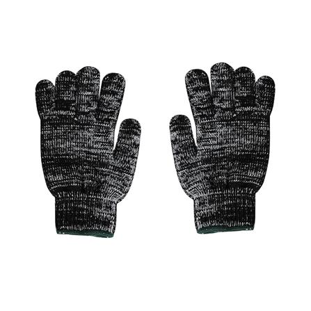 ถุงมือทอโพลีสปัน FITT #7 นิ้ว สีดำ_0